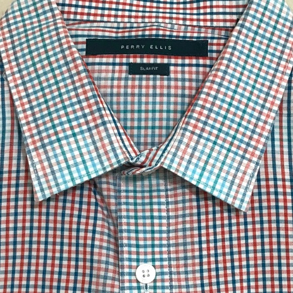 Perry Ellis Slim Fit Button Down - L - Picture 2 of 2